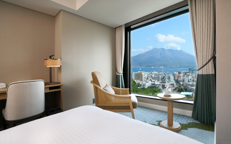 櫻島景觀舒適雙床房
