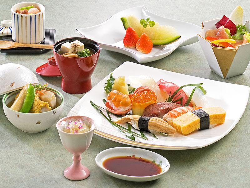 贅沢寿司ランチ 寿司亭 桜 レストラン 公式 Shiroyama Hotel Kagoshima 城山ホテル鹿児島
