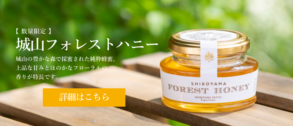 城山の森の純粋蜂蜜