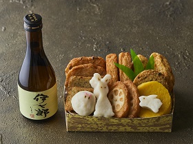 【オンライン限定】さつま揚げ お月見＆本格焼酎 伊七郎セット