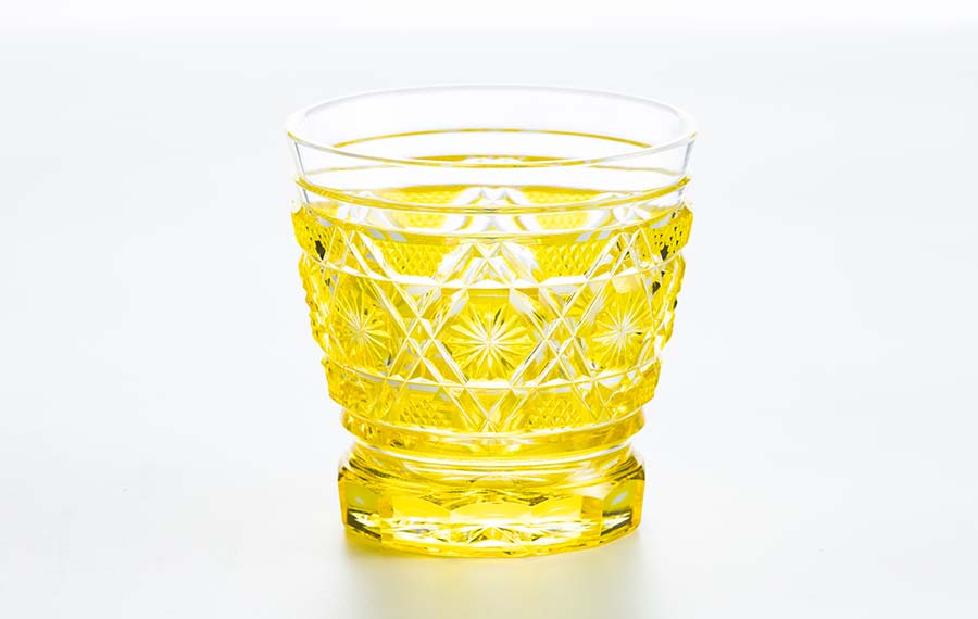 焼酎オンザロックグラス　黄色<br>80,300円（税込）
