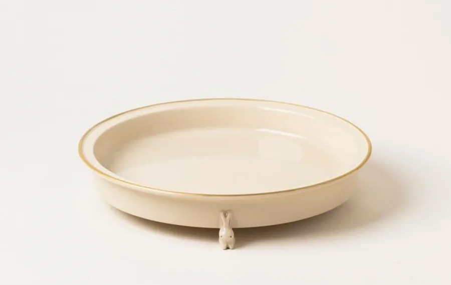 白薩摩　兔脚皿（大）<br>16,500円（税込）