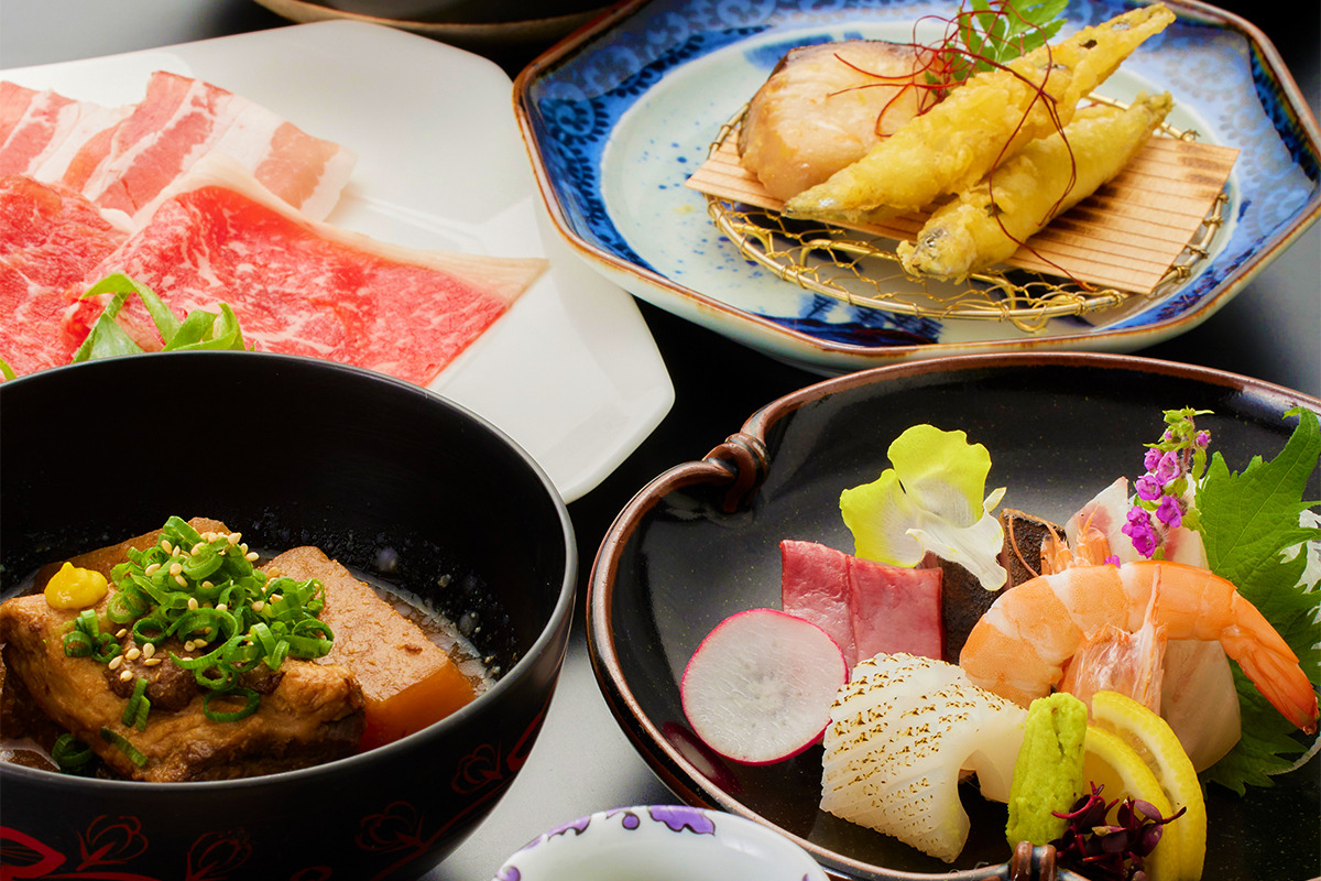 水簾 会席メニュー