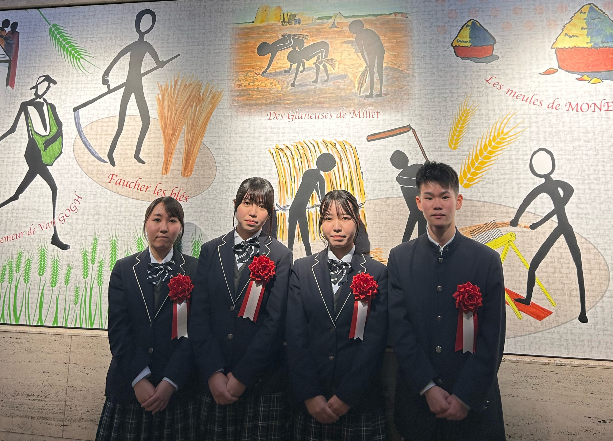 地下ベーカリー工場絵画 除幕式【鹿児島高等学校 × SHIROYAMA HOTEL kagoshima 】を行いました！