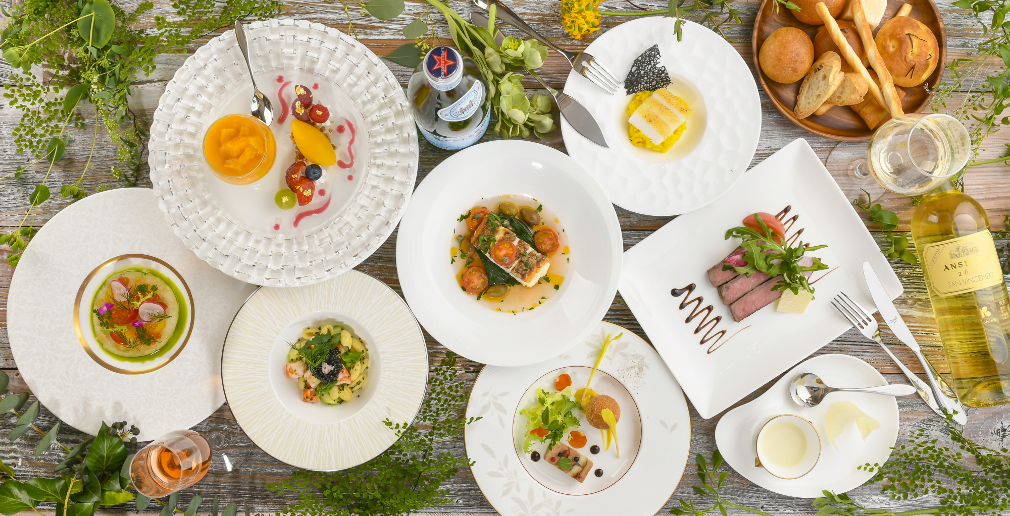 イタリア料理界の巨匠 濵﨑龍一×総料理長 徳重 Grand Chef の饗宴