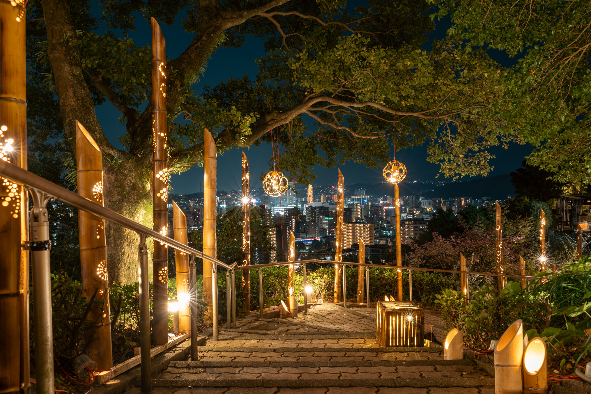 ― 鹿児島の“竹”で灯す、ウィンターライトアップ ―