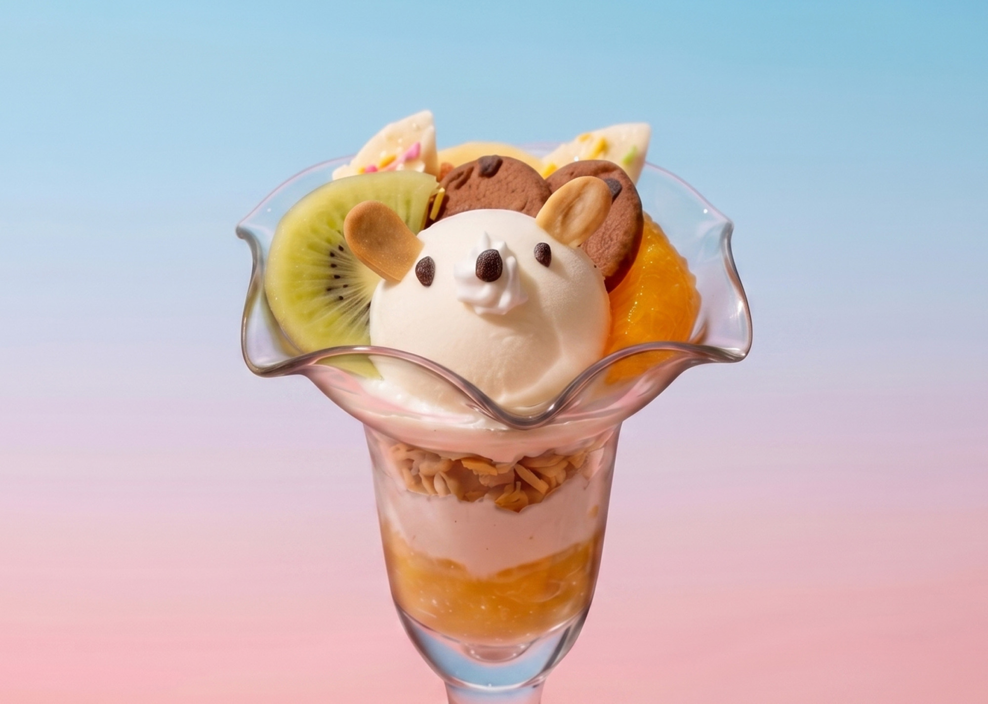 【お子様限定】キッズが主役!「城くまパフェ」作り体験ファミリーステイ