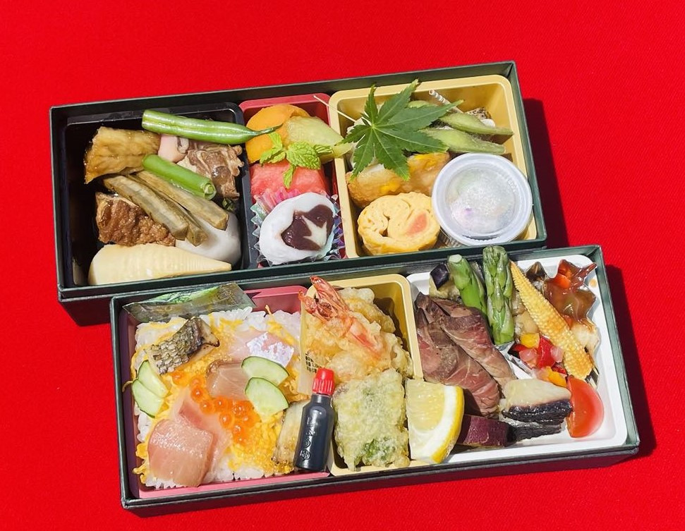 出来上がった特製イスズミ弁当