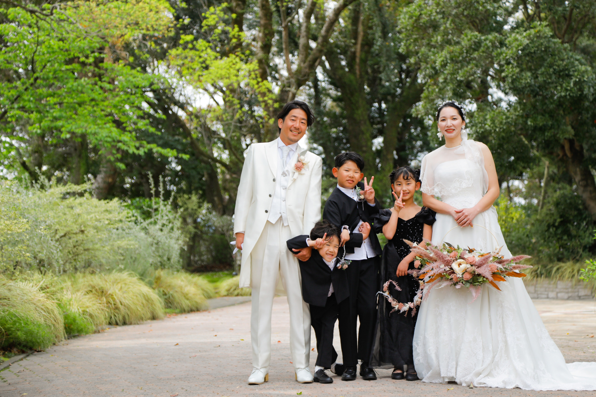 家族5人になって迎えた結婚10周年の記念フォト