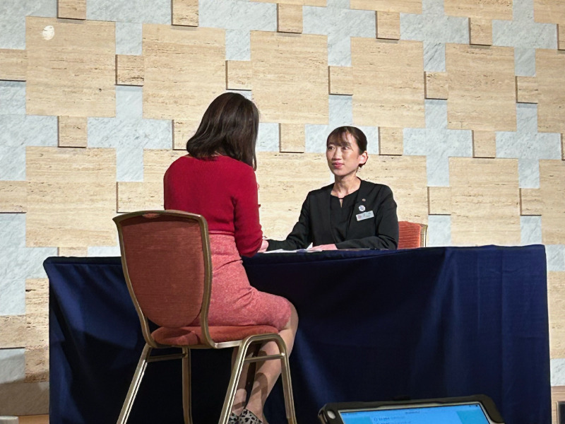 玉利春佳さん競技の様子