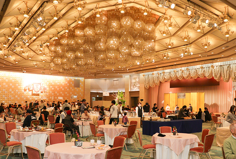 新春ビュッフェ会場