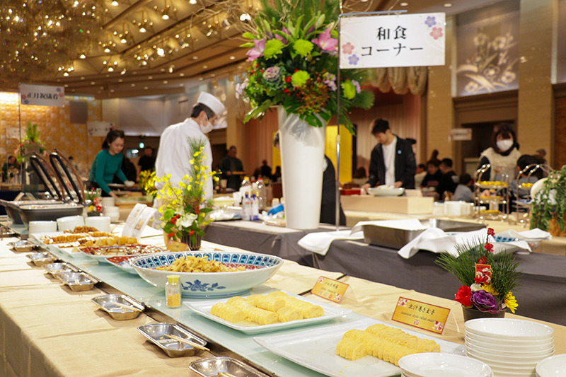新春ビュッフェ会場