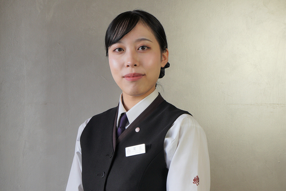 メニューを考案したバーテンダー 尾辻さん