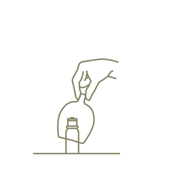 1 選ぶ：好きな香りを選び、貸し出しカードを取る