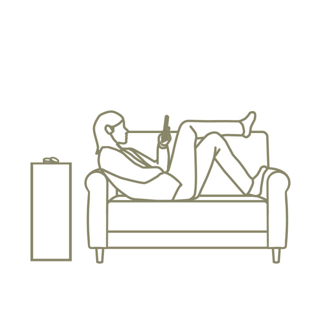 3 楽しむ：お部屋の中でフタを空け、ほのかな香りを楽しむ