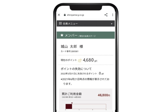 マイページ