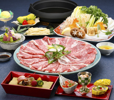 鹿児島県産黒毛和牛すき焼き鍋