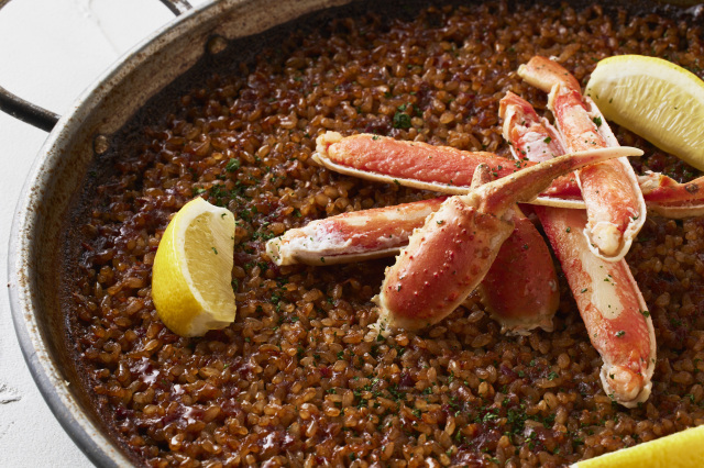 カニのパエリア