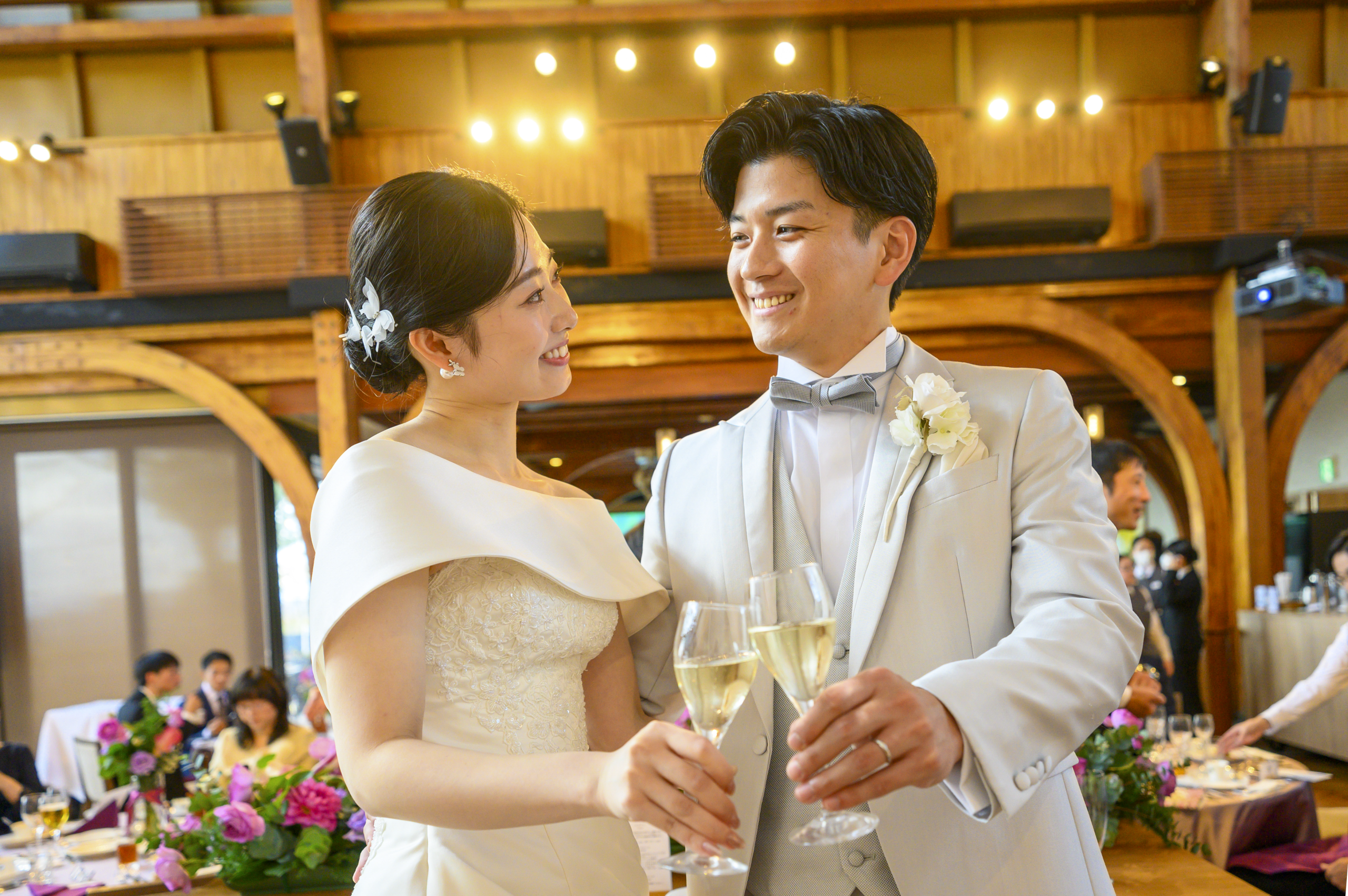 結婚披露宴使用CD 心置きなく楽しんでもらいたい ｜ 【公式】城山ホテル鹿児島の
