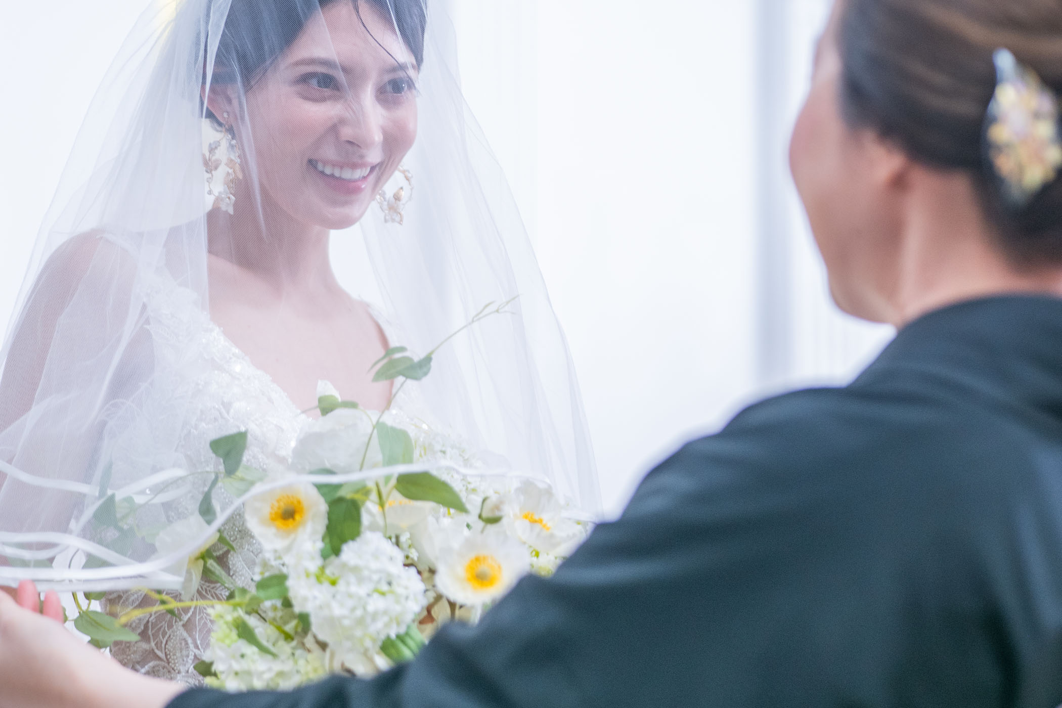 挙式前に親御様へ晴れ姿を披露する時間